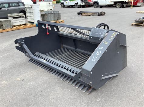 rock bucket for skid steer near me|used rock bucket for skid steer.